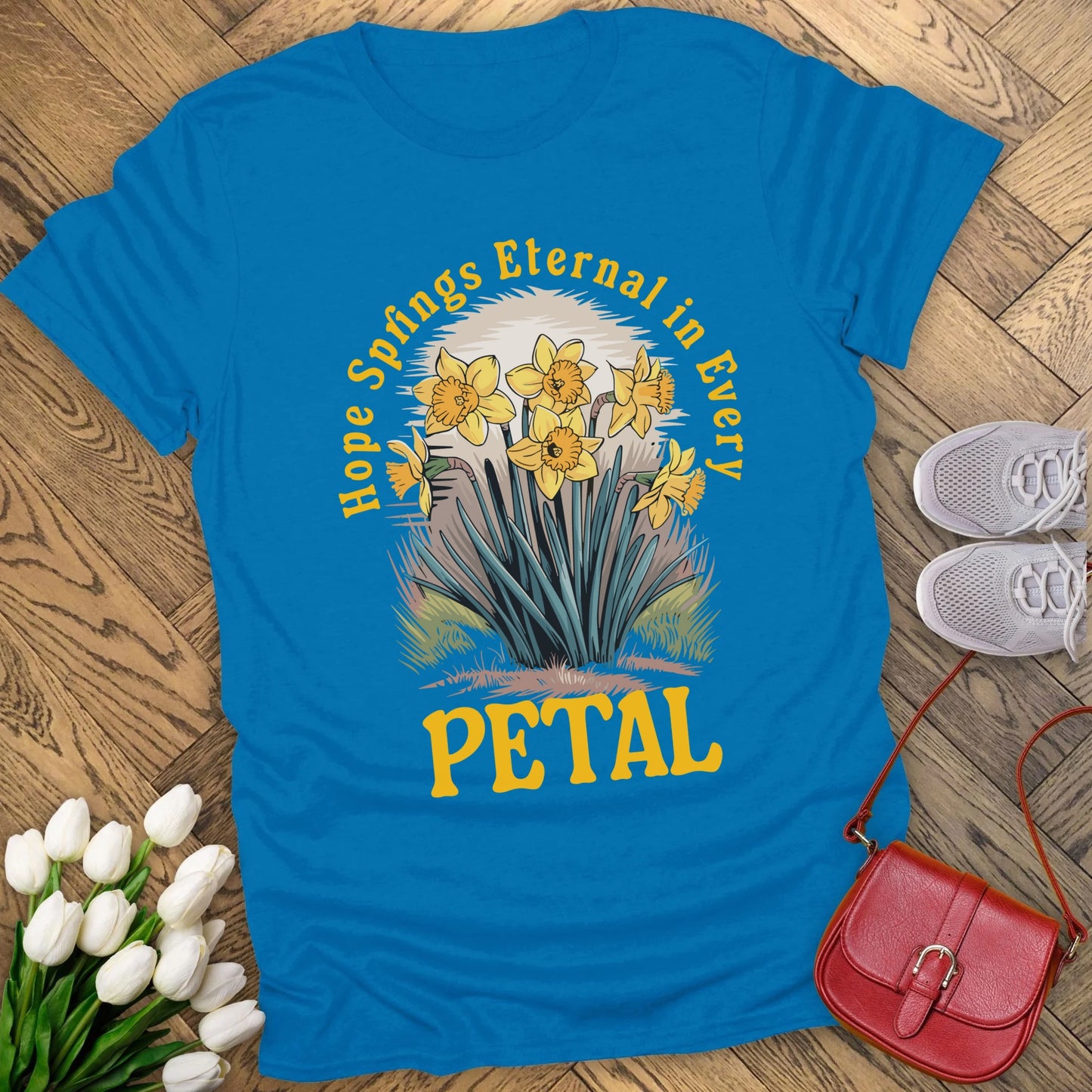 Hope springs eternal in every patel t-shirt.