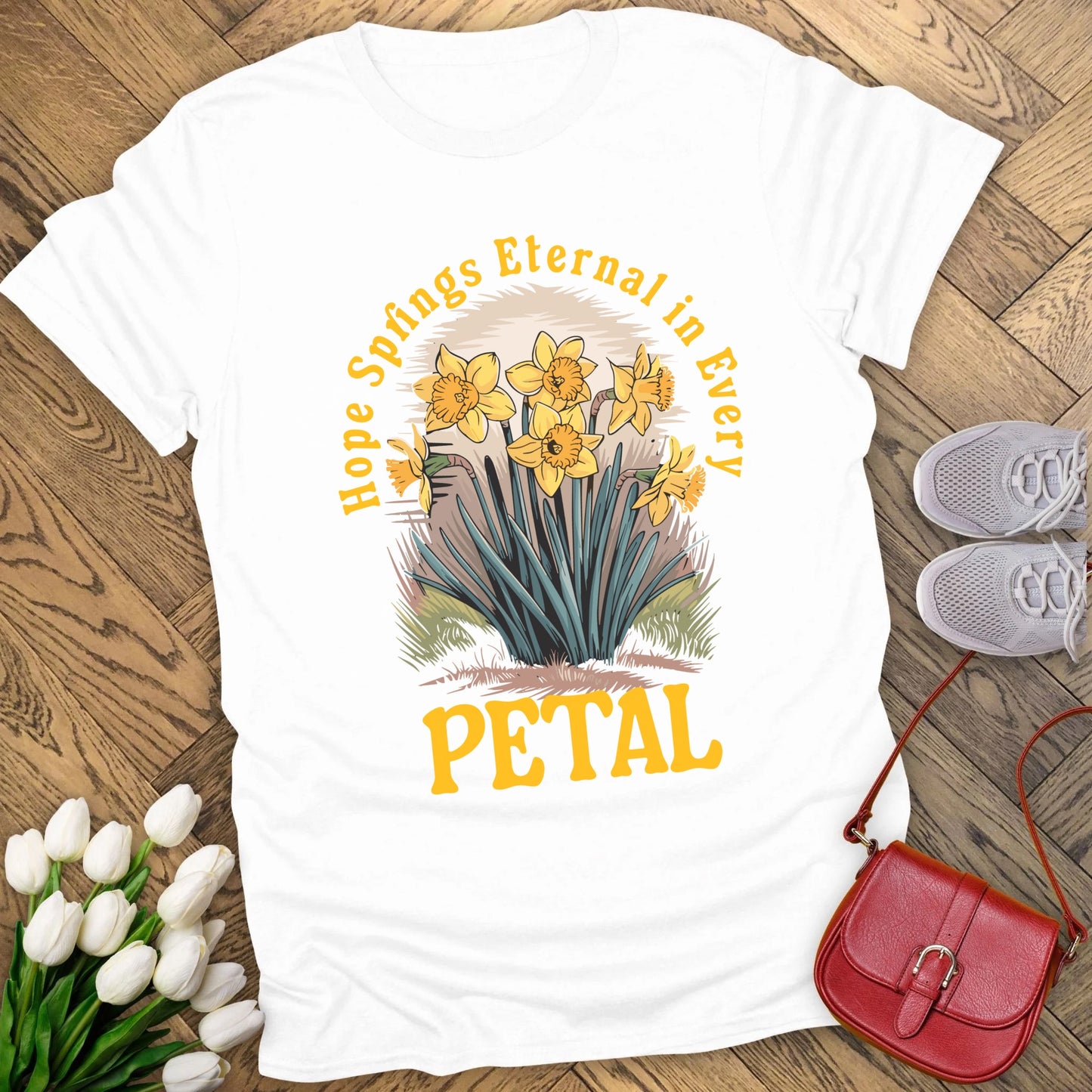 Hope springs eternal in every patel t-shirt.