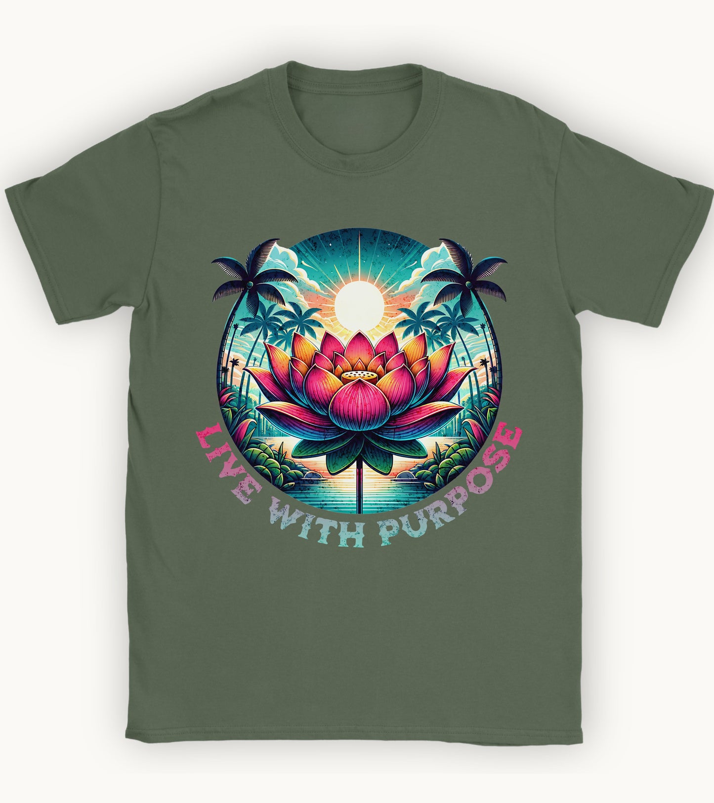 Live with purpose t-shirt.