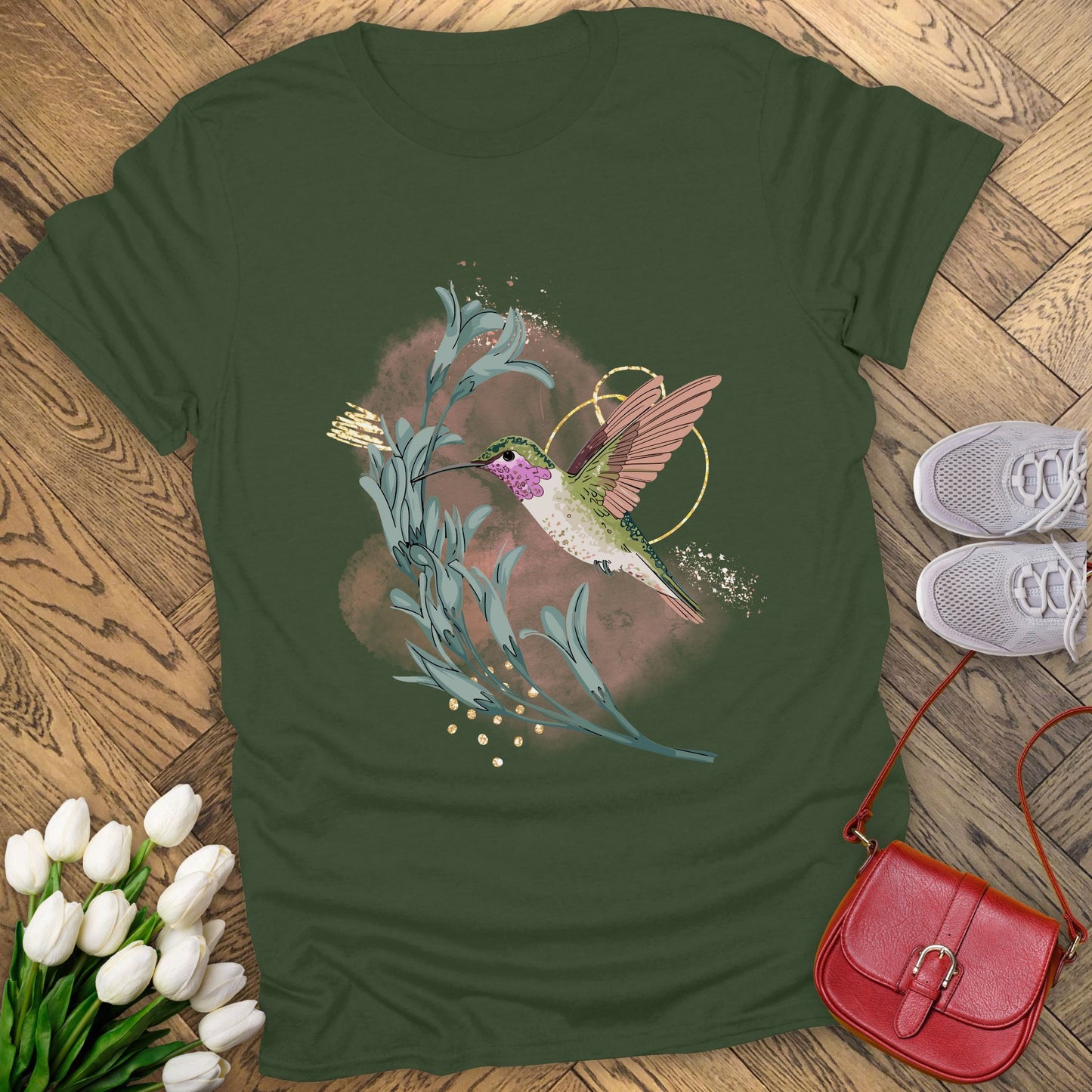 Golden Hover t-shirt.