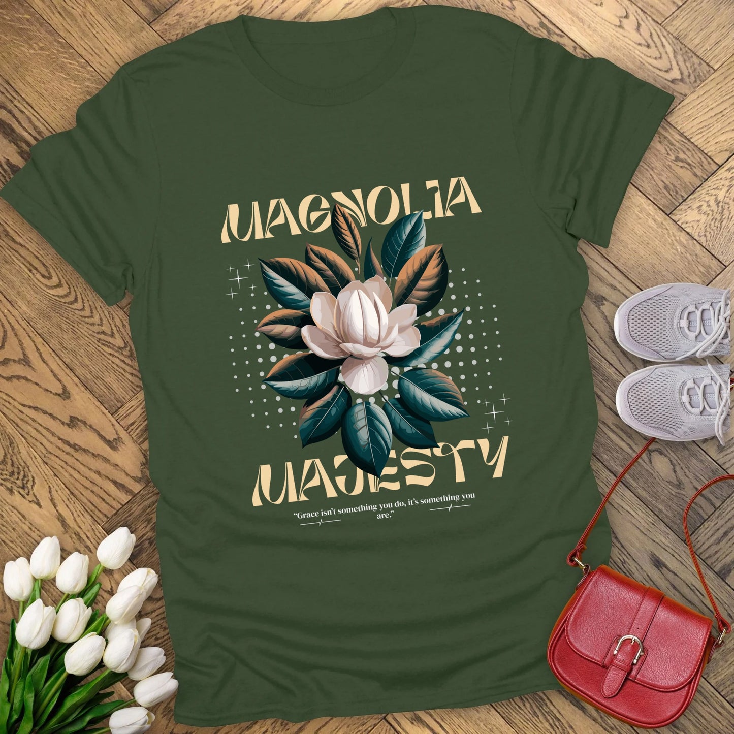 Magnolia Majesty t-shirt.