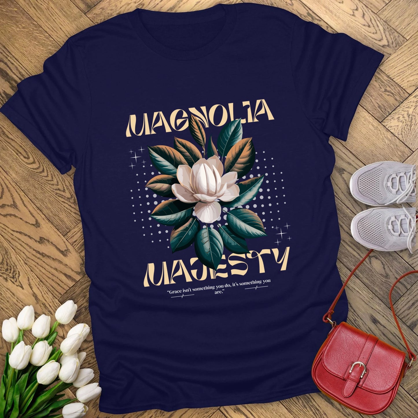 Magnolia Majesty t-shirt.