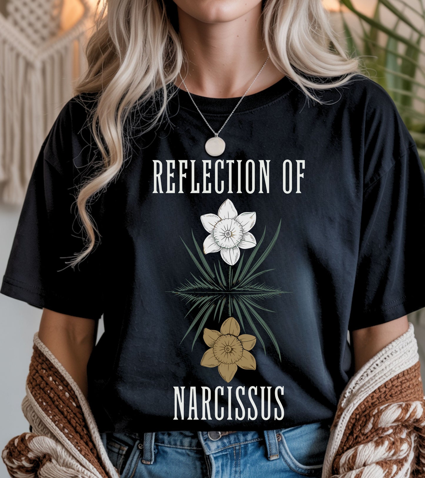 Reflection of Narcissus t-shirt.
