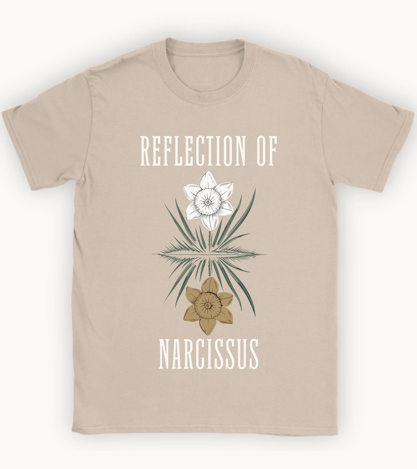 Reflection of Narcissus t-shirt.