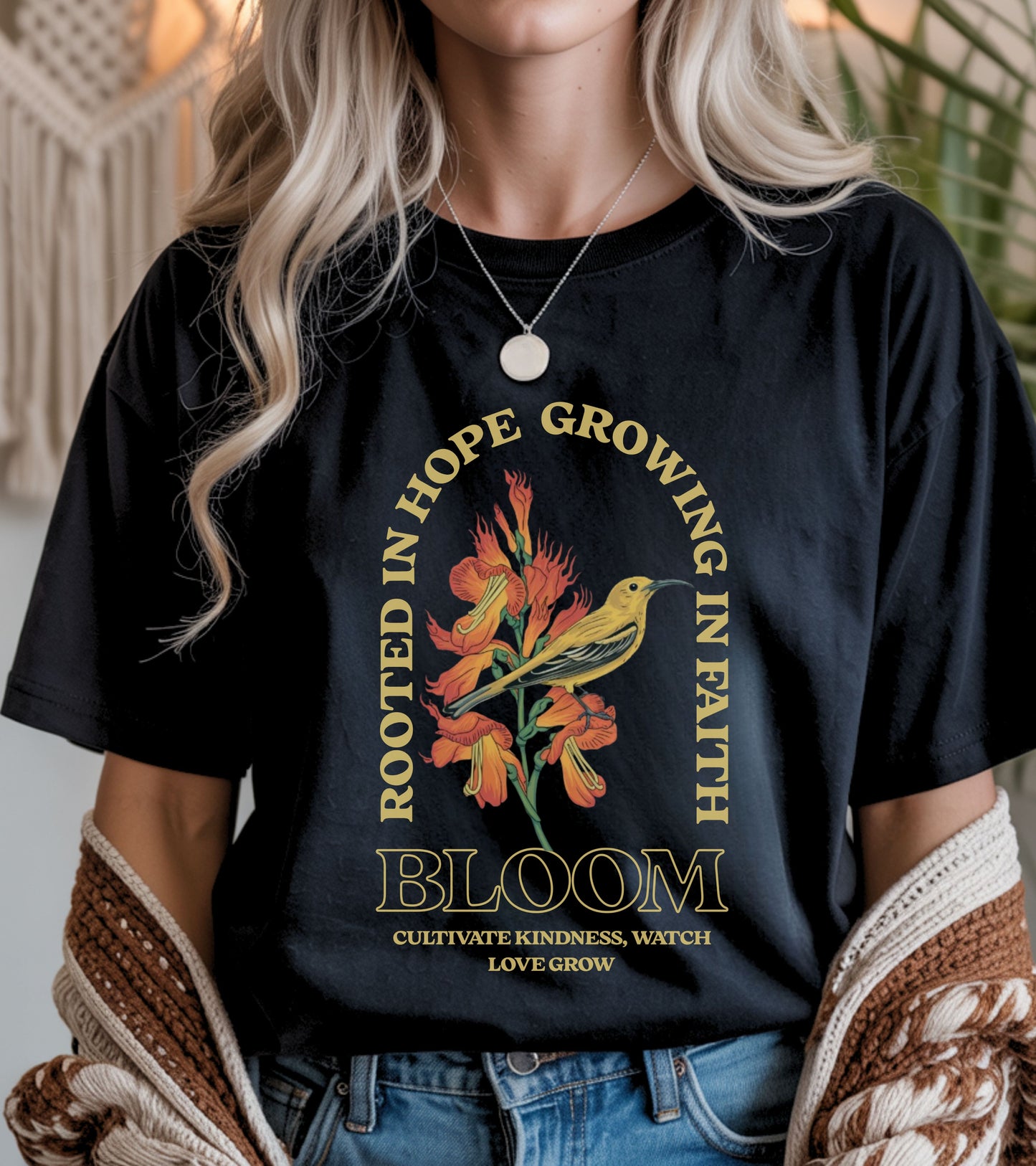 Rooted in hope t-shirt.