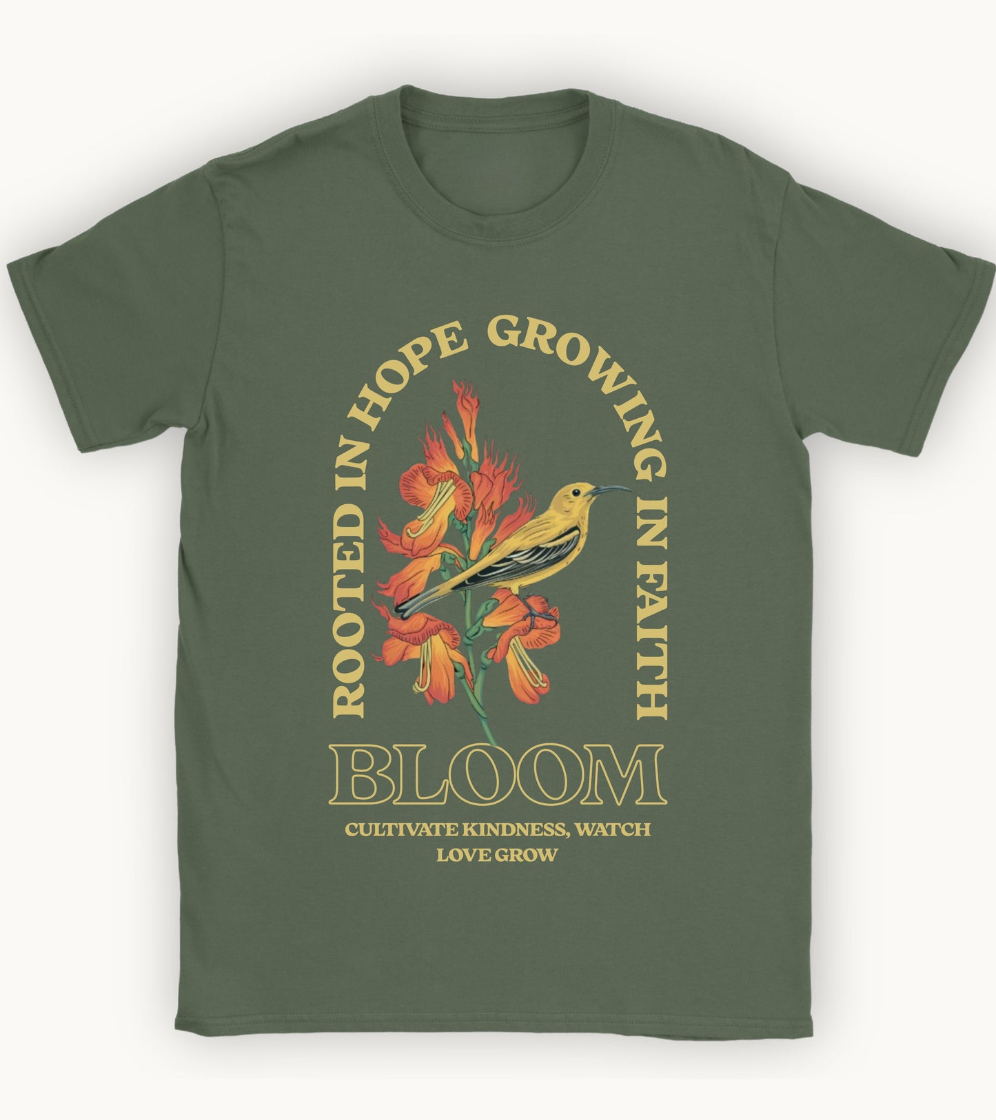 Rooted in hope t-shirt.