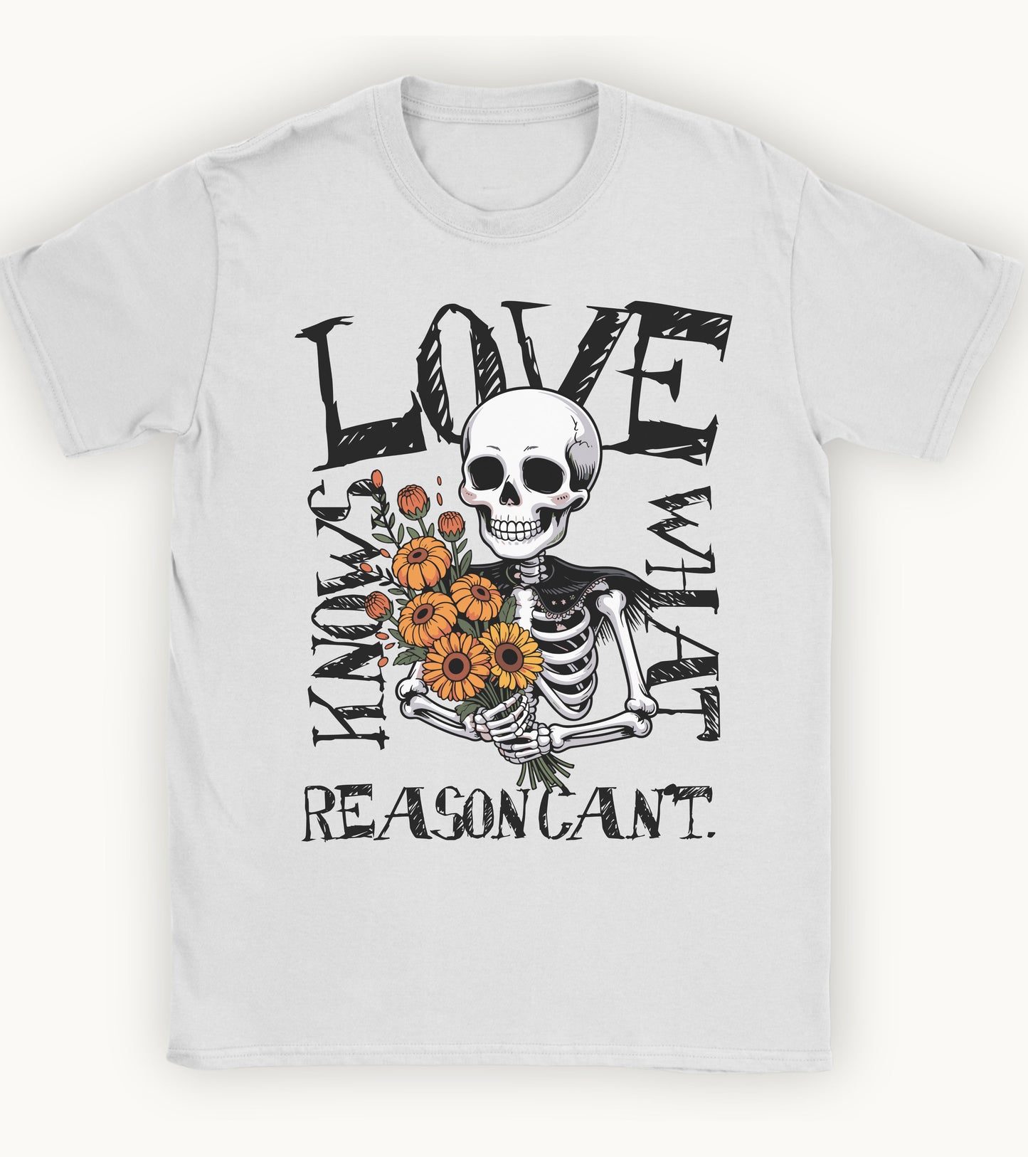 Love knows what T-shirt.