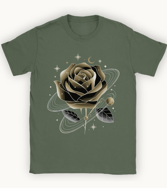 Celestial flower T-shirt.