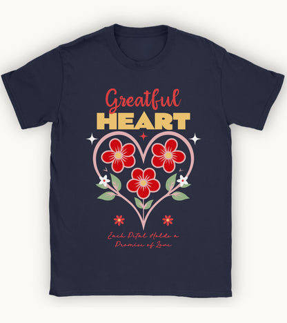 Grateful heart t-shirt.