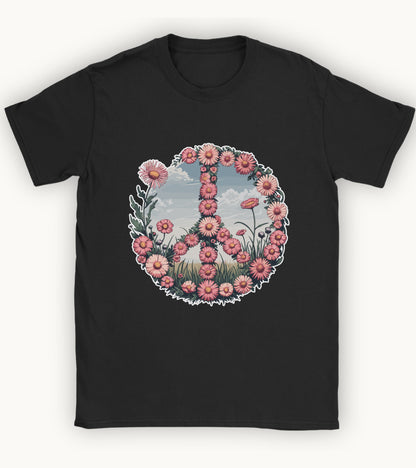 Peace blooms t-shirt.