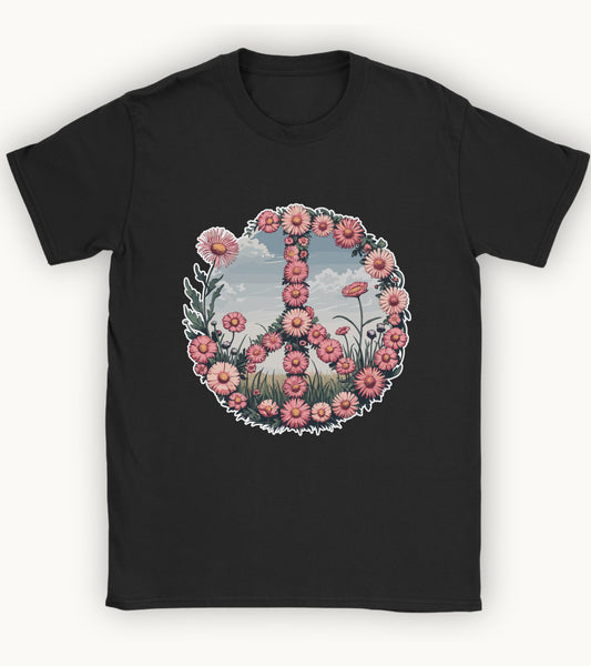 Peace blooms t-shirt.