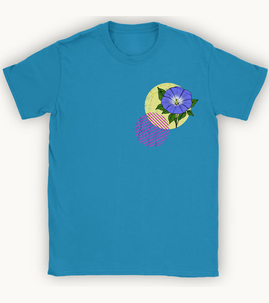 Morning Glory, birth month september flower T-shirt