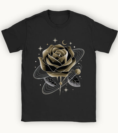 Celestial flower T-shirt.