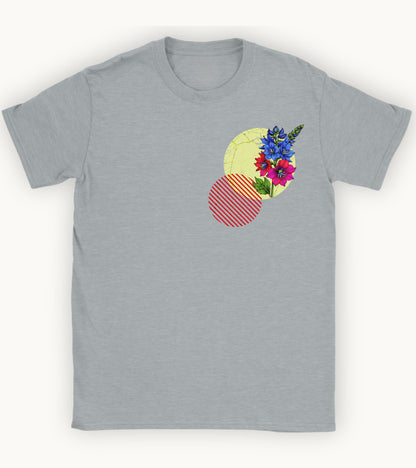 Delphinium, birth month july flower T-shirt