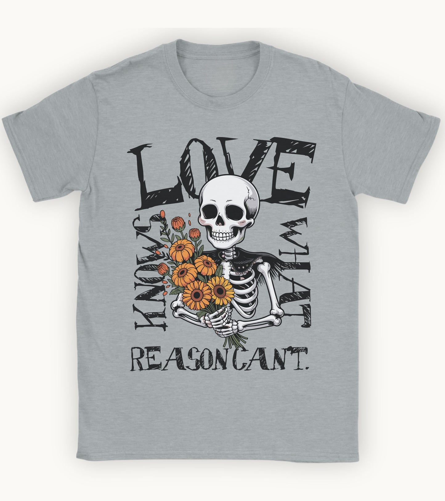 Love knows what T-shirt.