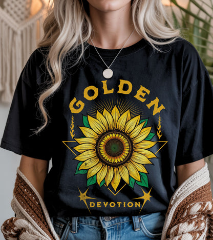 Golden Devotion T-shirt.