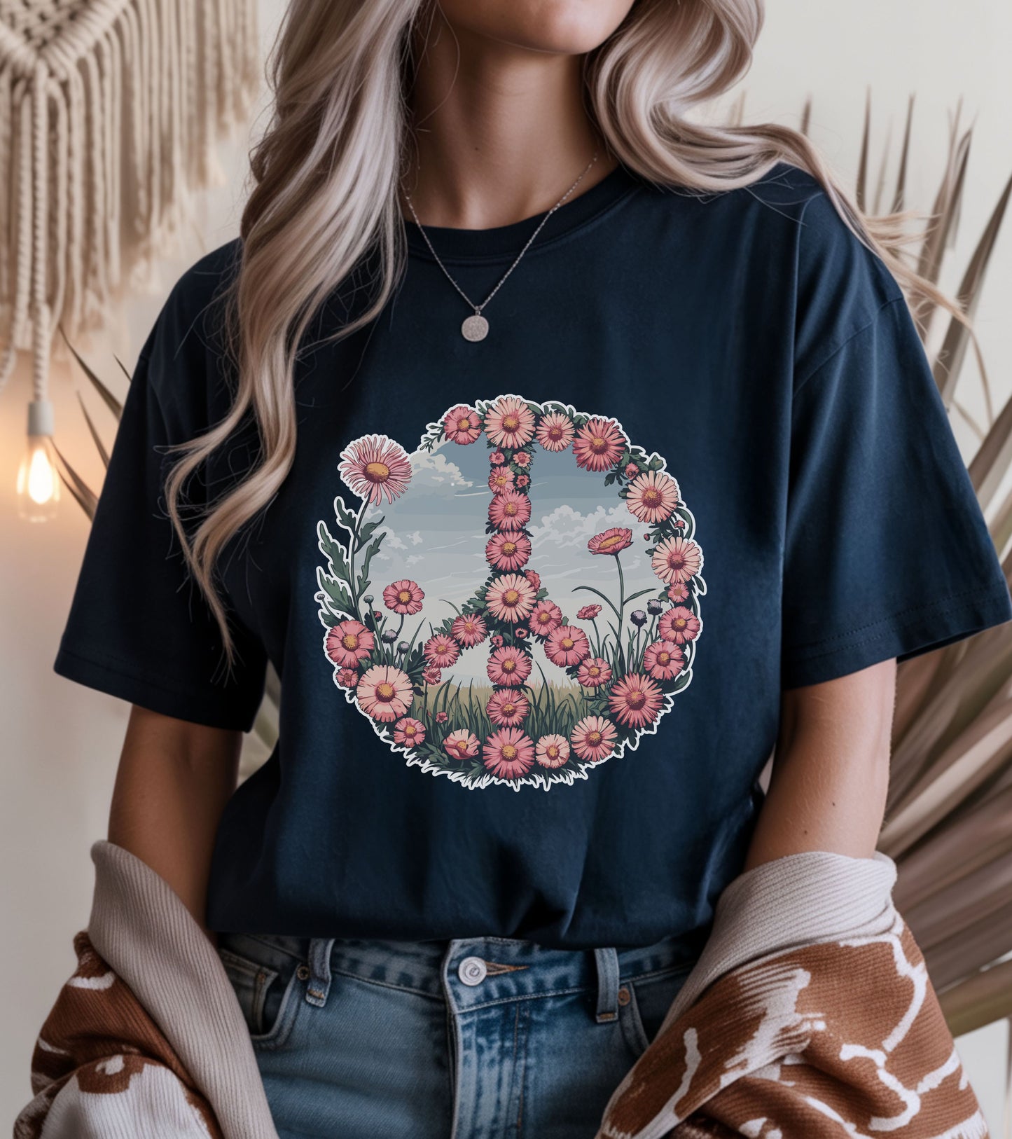 Peace blooms t-shirt.