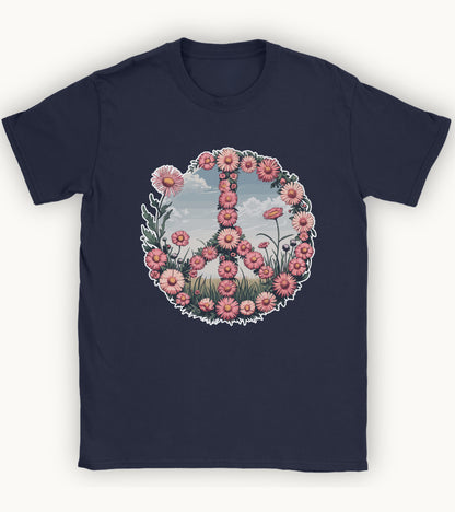 Peace blooms t-shirt.