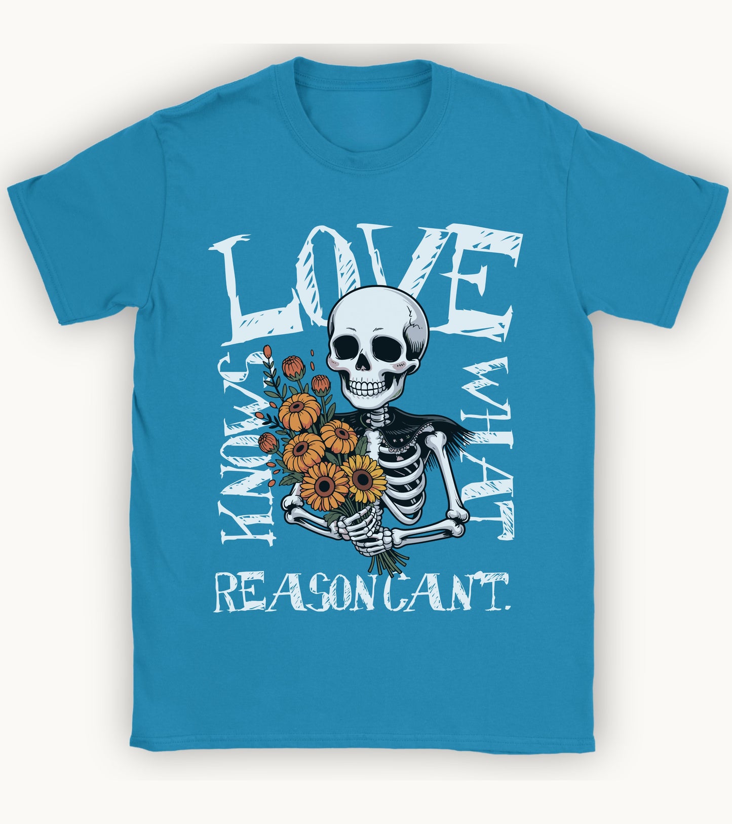 Love knows what T-shirt.