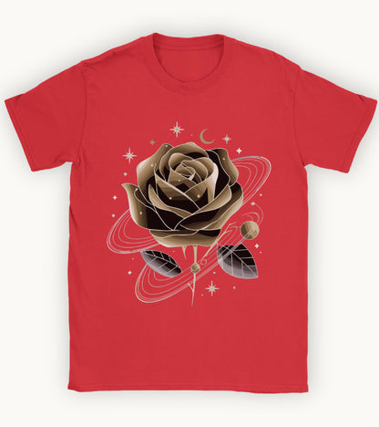 Celestial flower T-shirt.