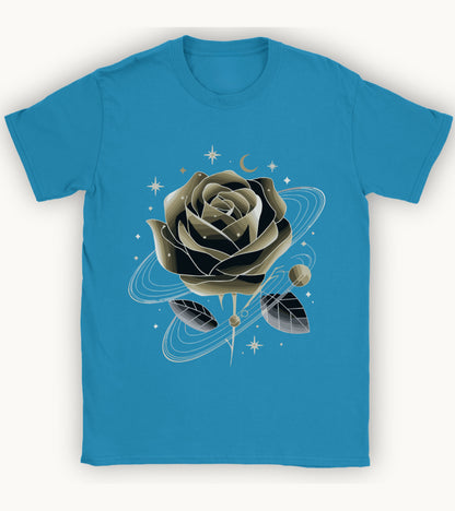 Celestial flower T-shirt.