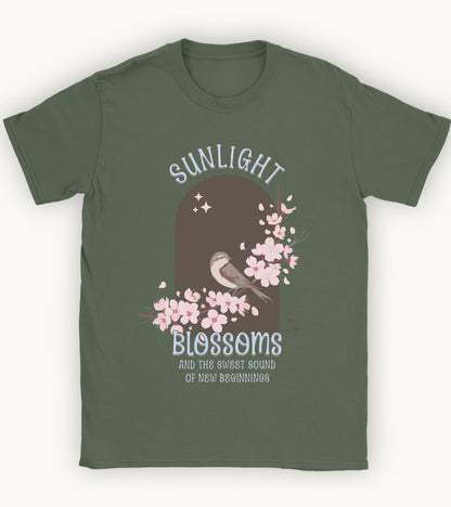 Sunlight Blossoms t-shirt.