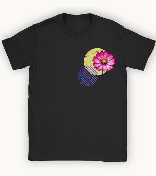 Cosmos, birth month October flower T-shirt