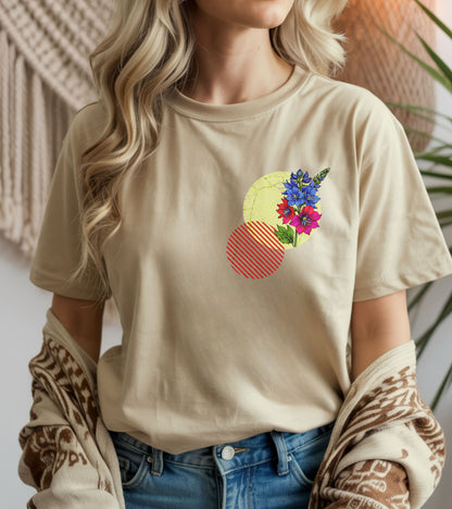 Delphinium, birth month july flower T-shirt