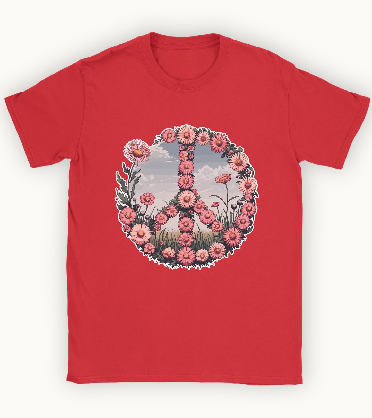 Peace blooms t-shirt.
