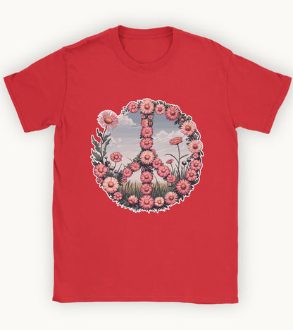 Peace blooms t-shirt.