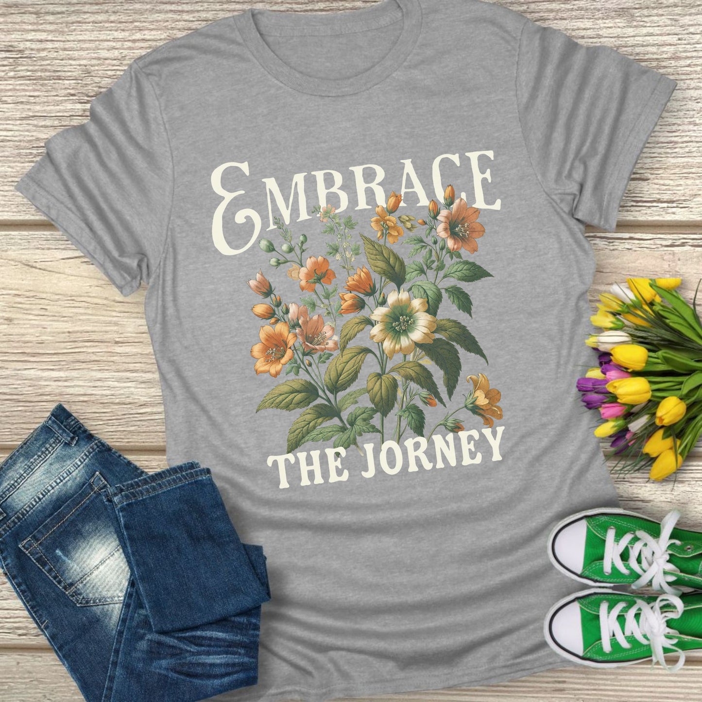 Embrace the journey t-shirt.