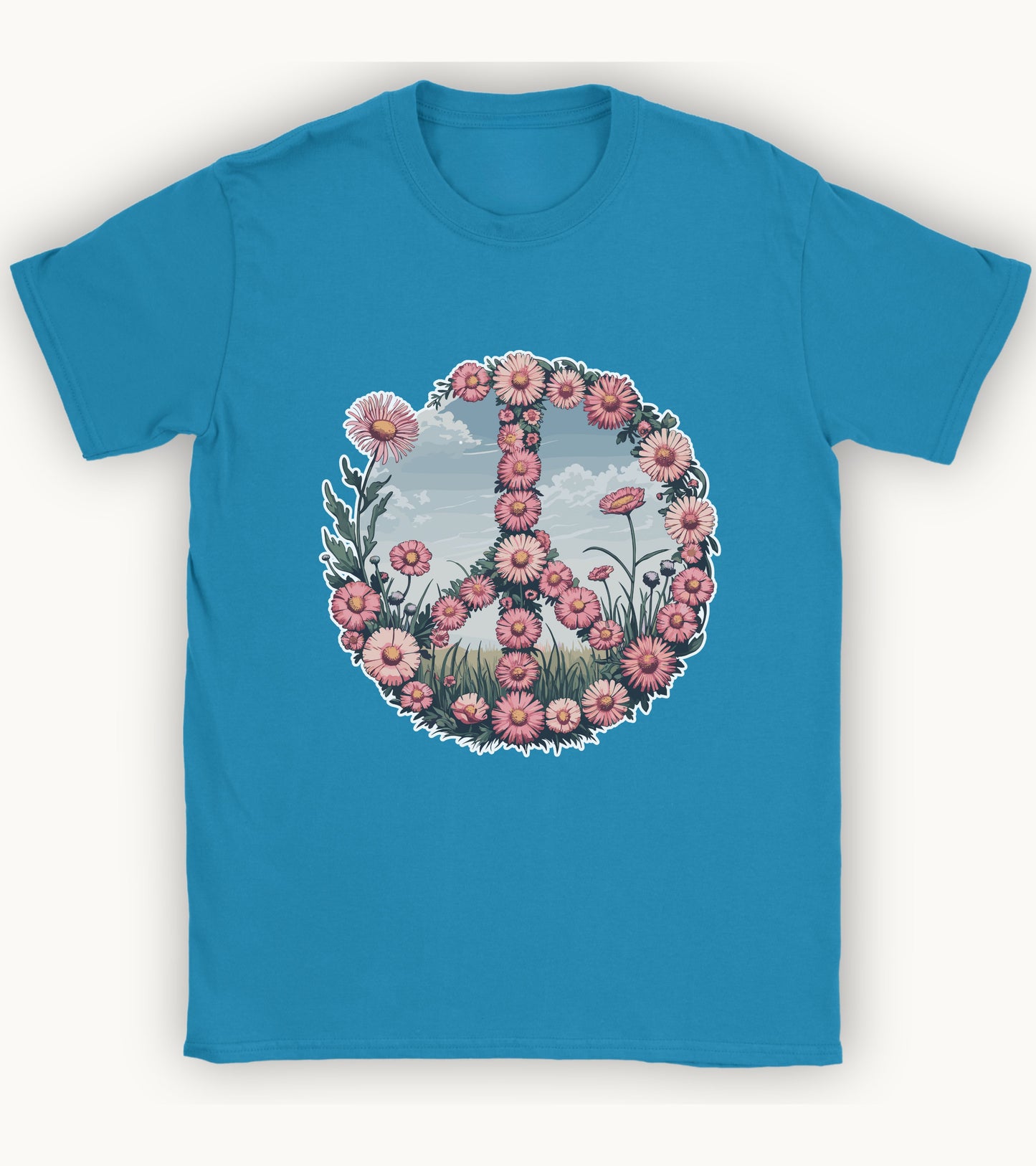 Peace blooms t-shirt.