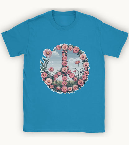 Peace blooms t-shirt.