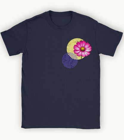 Cosmos, birth month October flower T-shirt