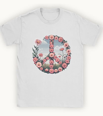 Peace blooms t-shirt.