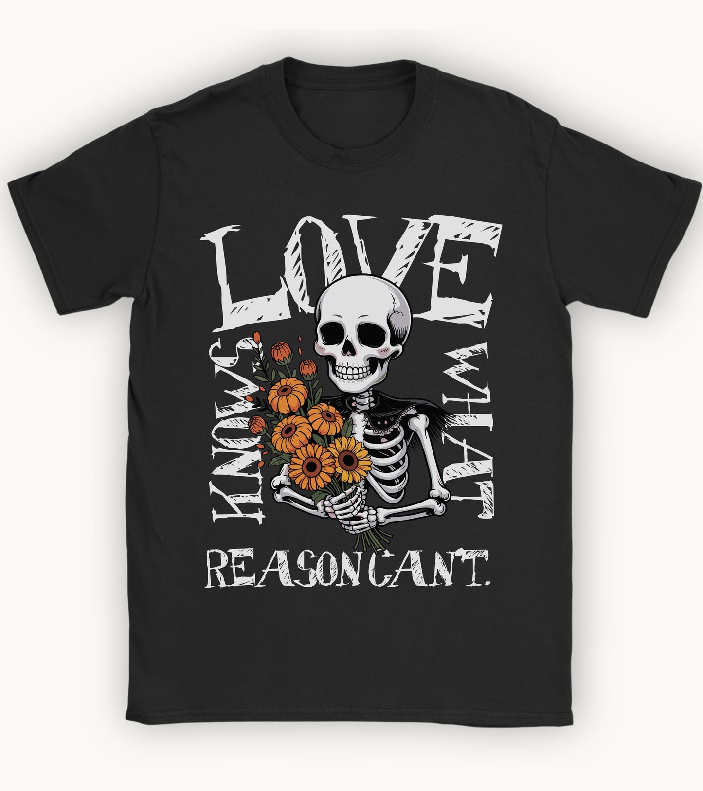 Love knows what T-shirt.