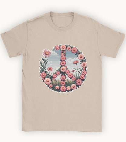 Peace blooms t-shirt.