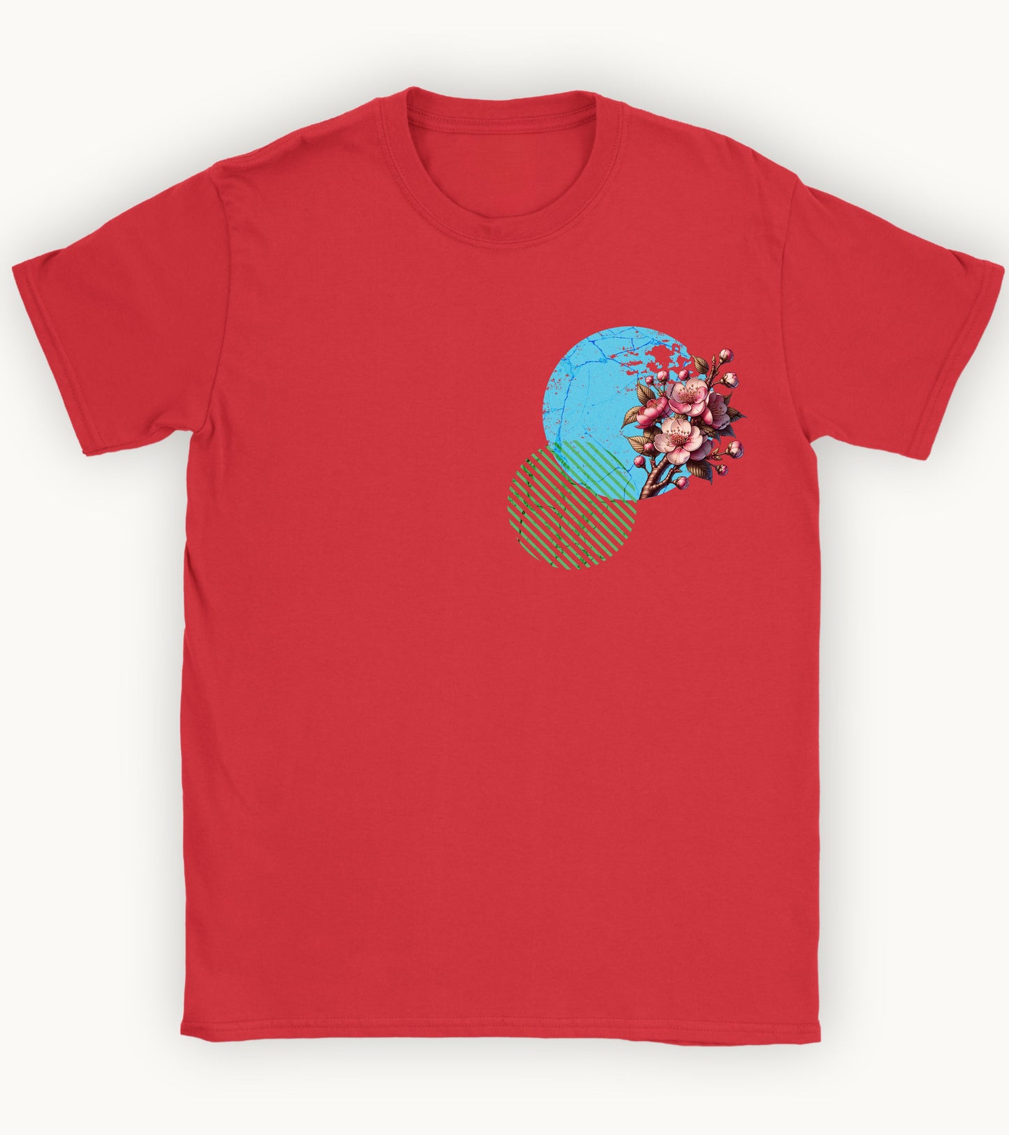 The Hawthorn, birth month May flower T-shirt.