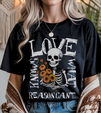 Love knows what T-shirt.