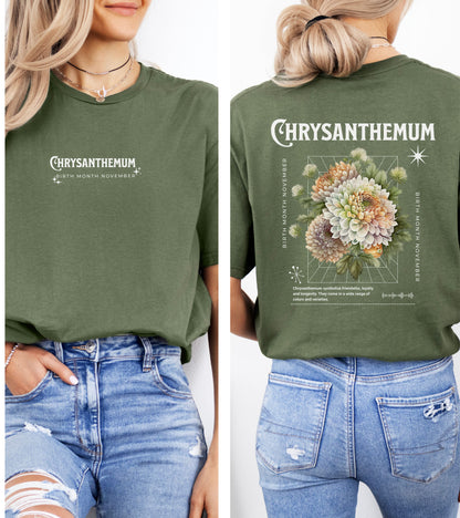 Chrysanthemum, birth month November flower 2 T-shirt