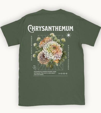Chrysanthemum, birth month November flower 2 T-shirt