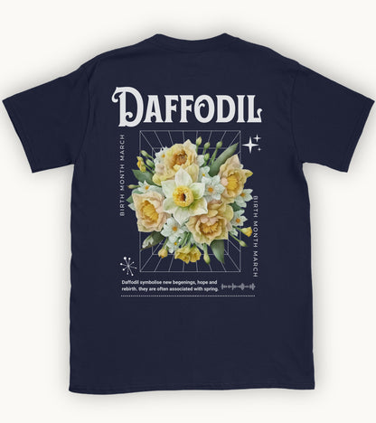 Daffodil, birth month march flower T-shirt