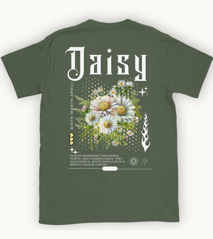 Daisy, Birth month April flower T-shirt