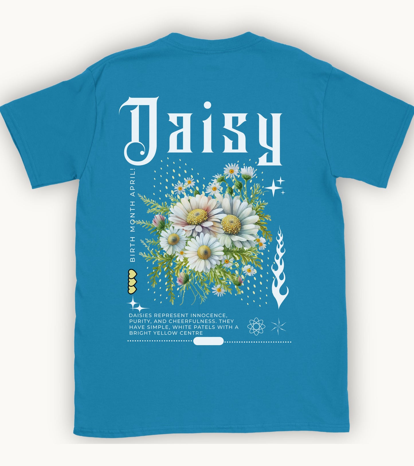 Daisy, Birth month April flower T-shirt