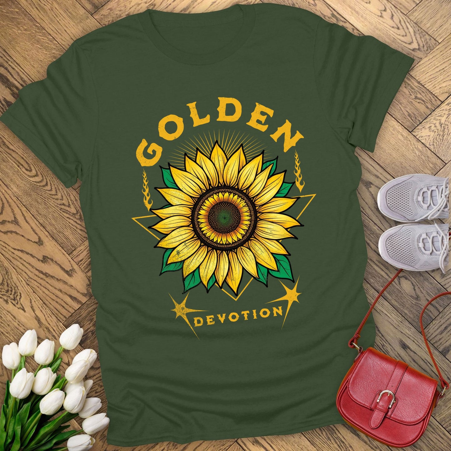 Golden Devotion T-shirt.