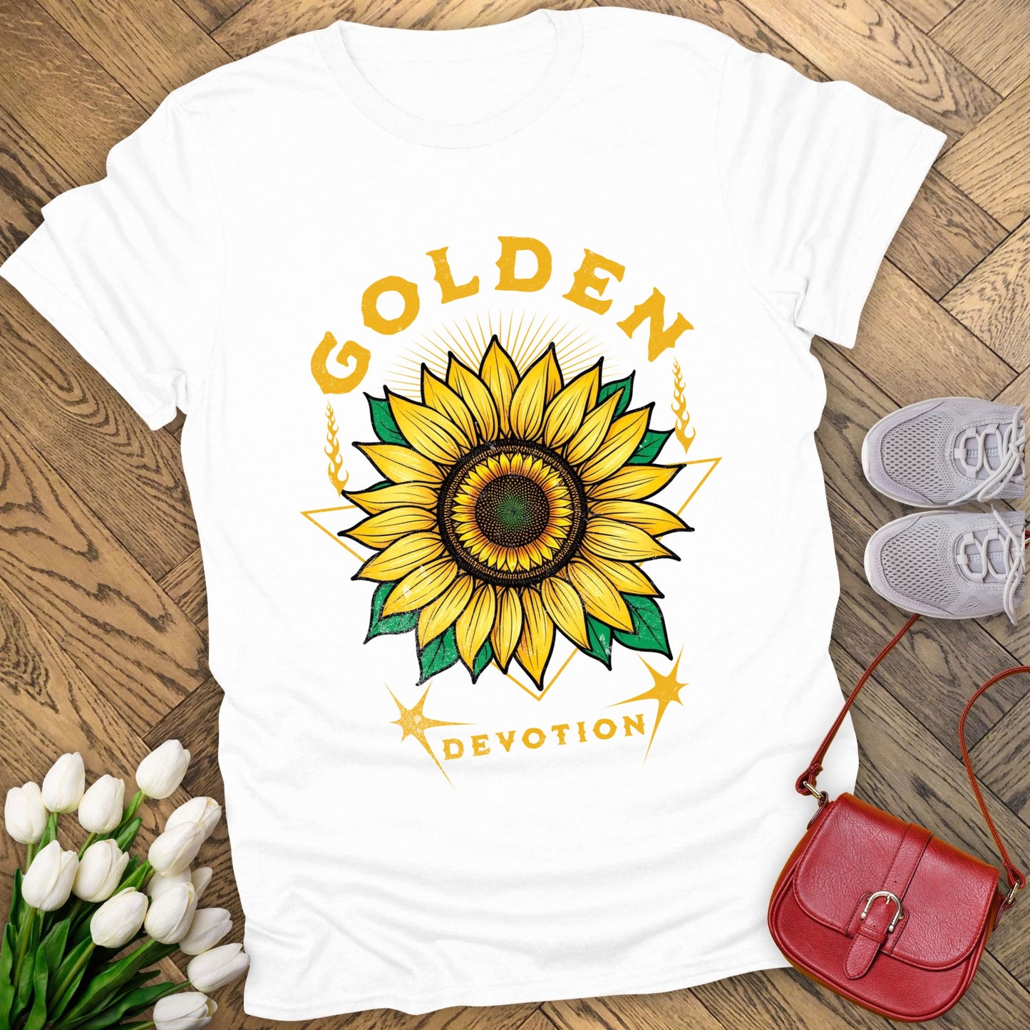 Golden Devotion T-shirt.