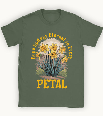 Hope springs eternal in every patel t-shirt.