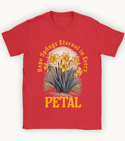 Hope springs eternal in every patel t-shirt.