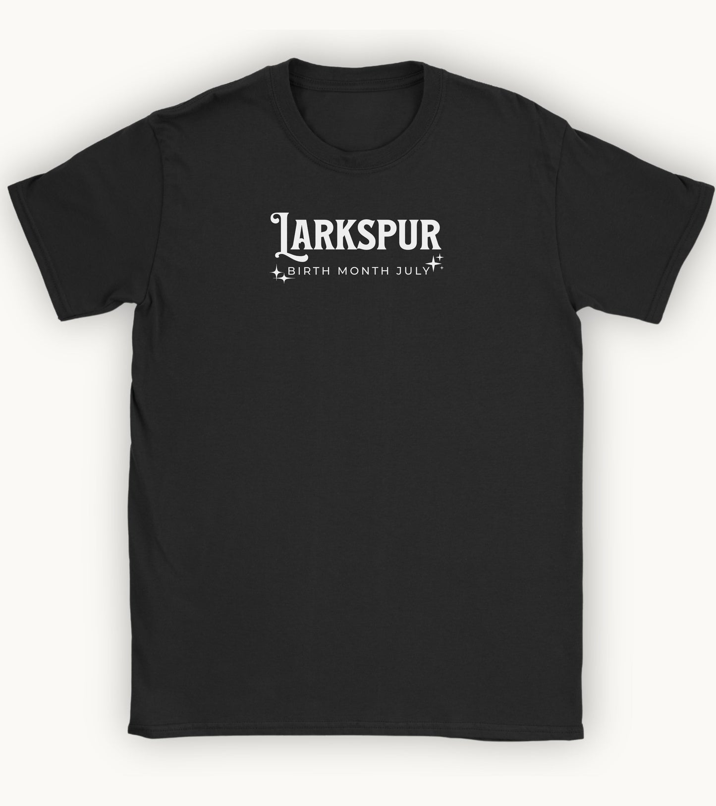 Larkspur, birth month july flower T-shirt