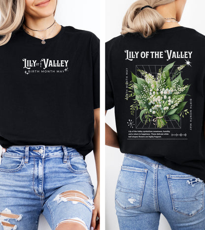 Lily of the Valley, birth month may flower T-shirt